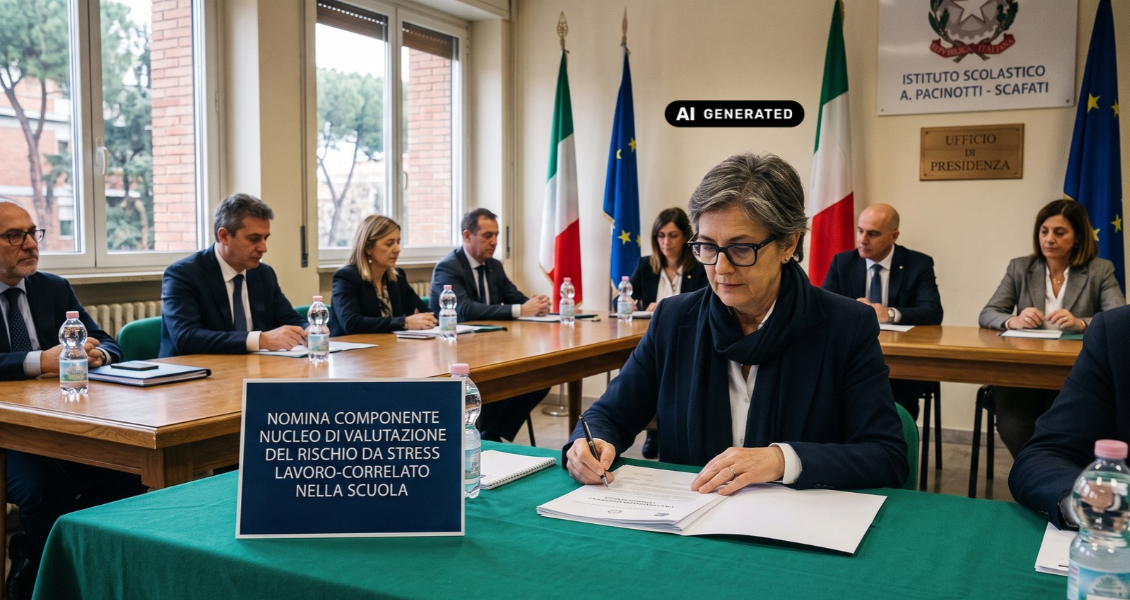 Nomina componenti nucleo di valutazione del rischio da stress lavoro-correlato nella scuola